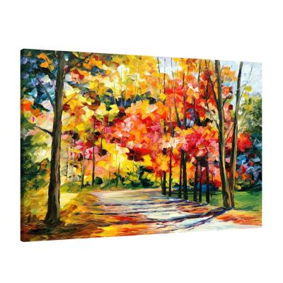 China Waterproof+ECO-Friendly China Manufacturer Hot Sale Landscape Canvas Print Trees Painting for sale