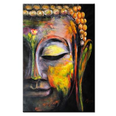 China Waterproof+ECO-Friendly China factory hotsale painting Buddha face canvas printing for sale