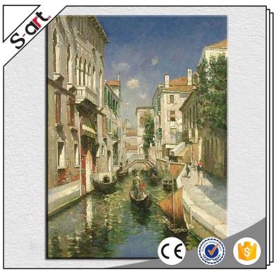 China Best Modern Venice Reputable Price Venice Wall Landscape Oil Painting for sale