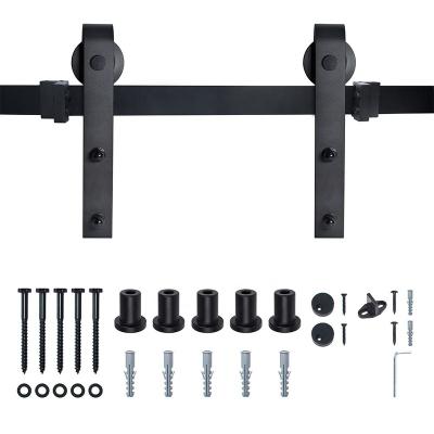 China Decoration HODOR FT01 J Form 6.6FT Sliding Barn Door Hardware Track Kit 6.6FT, Fit 36