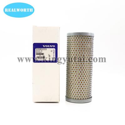 China Hydraulic Filter 20580233 for VOLVO Excavator Truck 20580233 for sale