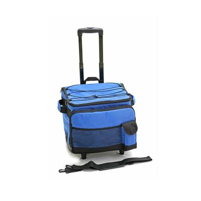 China Waterproof Factory direct sales 27L volume withstands 20kg Collapsible Cooler Bag on Wheels for sale