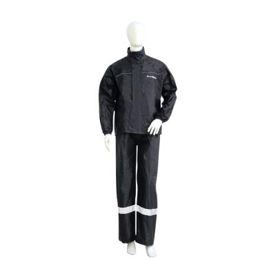 China Factory Hot Selling Handsome Rain Coats Bachelor's Waterproof Clothing Rain Jackets With Reflective Tape for sale