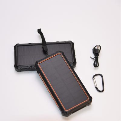 China 20000 MAH Battery Solar Wireless Charging Power Bank W-01 for sale