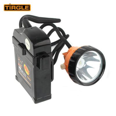 China Rechargeable Plastic Miner Explosion Prevention LED Head Lamp for Camping and Hunting for sale