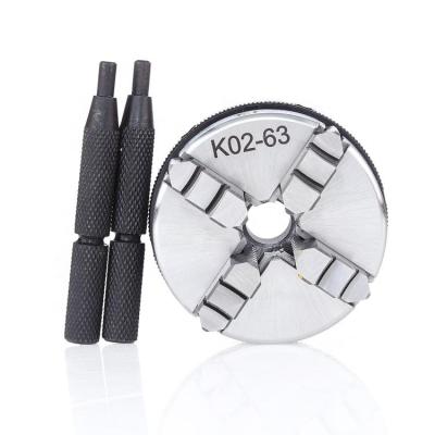 China Wholesale Supply K02 Series Self-Centering Four Jaw 50mm -100mm Manual Lathe Self-Centering Chucks at Low Price for sale