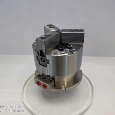 China Rust-proof stationary chuck. Slim and compact design. Use standard soft jaws or standard hard jaws. Can collaborate with the multi-dish for sale