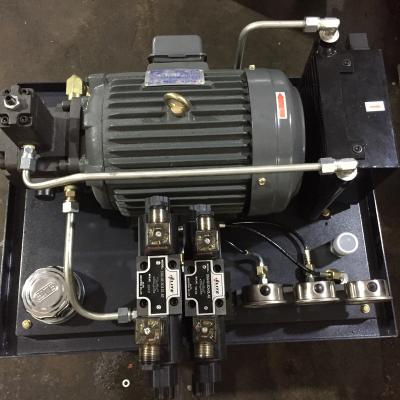 China 0~50Mpa two hydraulic pumping stations on the oil road, controlling two functions, two sets of hydraulic solenoid valve units for sale