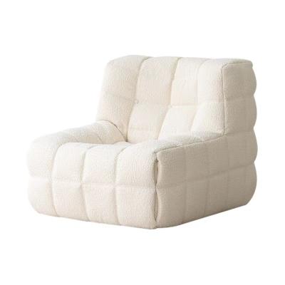 China Classic Fashionable Waffle Fabric Sofa Hotel Retro Snuggle Chair for sale