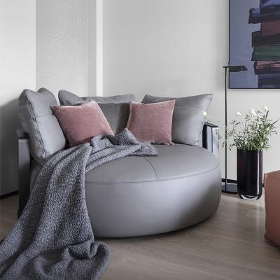 China Afneembare Custom Sofa Bed Italië Ronde Grote Grijze Zwarte Koeier Sofa Bedmeubelen Te koop