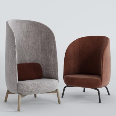 中国 Fabric + Wood Plushalle Easy Nest Chair Hotel Interior Decor 販売のため