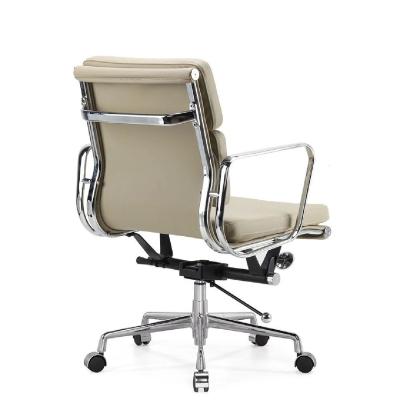 中国 Modern Office Swivel Chair Hotel Study Room High Back Comfortable Leather Chair 販売のため