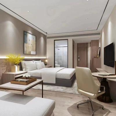 China 5 Sterne Minimalist Design Hotel Projekt Schlafzimmer Massivholzmöbel Set zu verkaufen