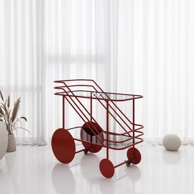 China Hotel High-grade Dining Trolley Bar Storage Trolley for sale