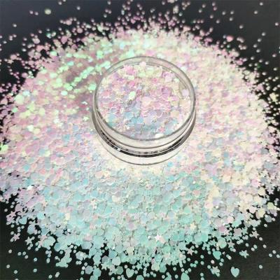 China CUPS Nails Bulk Bulk Custom Chunky Color Change Chameleon Shift Shimmer Glitter For Makeup Body for sale