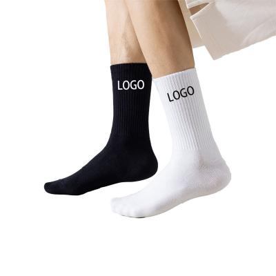 China Breathable Manufacturer Custom Men Crew Cotton 3D Printed Jacquard Fashion Mens Socks sport compression socks men under armor for sale