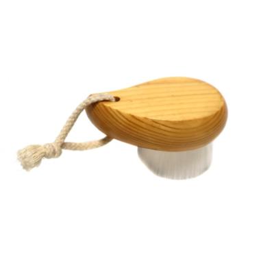 China Protable High Quality Wholesale Cheap Wooden Handle Facial Cleansing Brush for sale