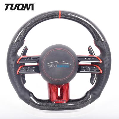 China Gesmede de Koolstofvezel van Mercedes Benz Steering Wheel S63 van de libelstijl Zwarte AMG Te koop