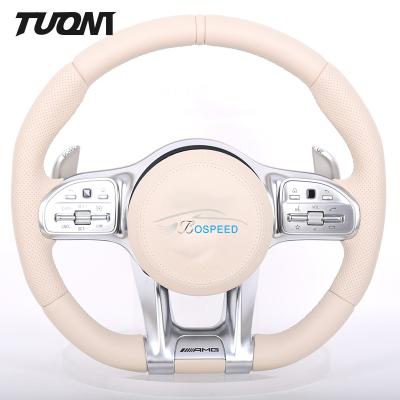 China 350mm leidden ODM Amg van Mercedes Benz Steering Wheel van de Koolstofvezel Sport het Rennen Te koop