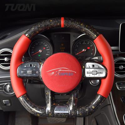 China Van de de Koolstofvezel van Pu Amg de Douane van Mercedes Benz Steering Wheel 2022 Te koop