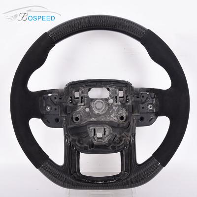 China Gele de Vezel Zwarte Stijl 35cm van Rover Series Steering Wheel Carbon van het Steekland Te koop