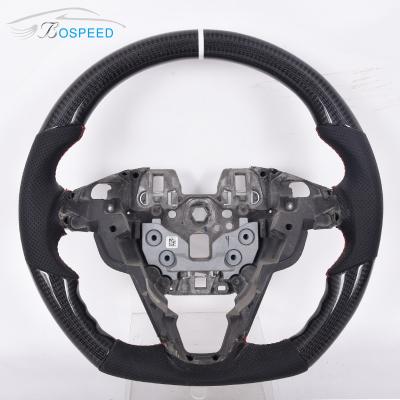 China Ford Gloss Perforated Steering Wheel-Kohlenstoff-Faser Alcantara-Räder zu verkaufen