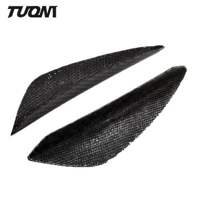 China Universal Carbon Fiber Front Bumper Lip Splitter Flossen Auto Spoiler Canard Valence zu verkaufen