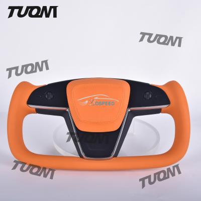 China Ergonomic Carbon Fiber Steering Wheel for Tesla Heat Resistance / Perfect Fit en venta