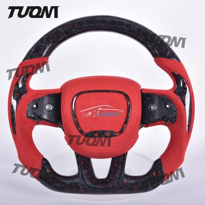 Κίνα Custom Dodge Carbon Fiber Leather Steering Wheel Tailored Fit for All Popular Models προς πώληση