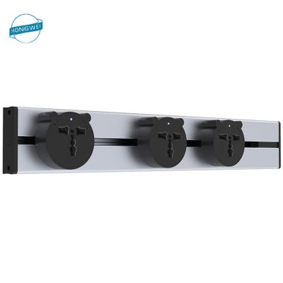 China Residential / Multipurpose Power Bar Socket Electric Orbital Radio Embedded Wall Mounted Flexible Outlet for sale