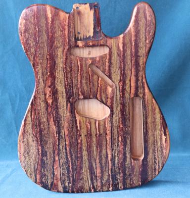 China Handcraft TL Guitar Body Ash Wood Thin Painting Electric Guitar One Piece Handmade Body for sale