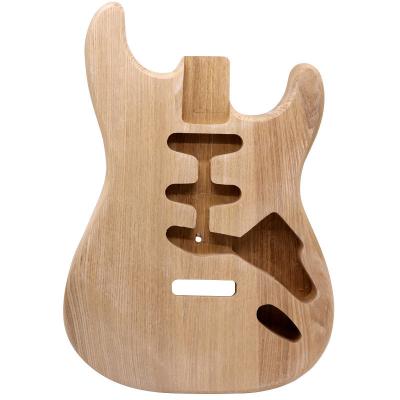 China Unfinished Body Ash Wood Electric Guitar Kits DIY Ash Body Guitarra de st deguitar de Customed for sale