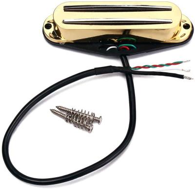 China Dual Blade Gold Rail Humbucker Double Coil Pickup With Custom Dual Coils Guitar Pickups Accessories for sale