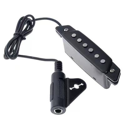 China Acoustic Guitar Soundhole Active Power Jack Sound Hole Acoustic Guitar Pickup for sale