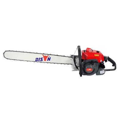 China 2-Stroke Industrial chain saw gasoline 105 cc 2-stork muffler precision tooling cheap 070 105cc chainsaw for sale