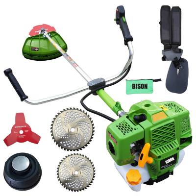 China 4-Stroke Gasoline Grass Trimmer Weed Wacker Walk Behind 43cc 52cc 63cc 4-stroke Petrol Brush Cutter for sale