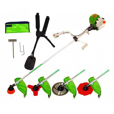 China 4-Stroke Cheap 4-stroke Lawn Green Heavy Duty Gasoline Brush Cutter Grass Cutting Machine Price In Pakistan for sale