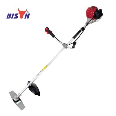 China 4-Stroke Agriculture Machine Grass Cutting Remote Control 4 Stroke Commercial Engine Hand Push Gasoline Brush Cutter for sale