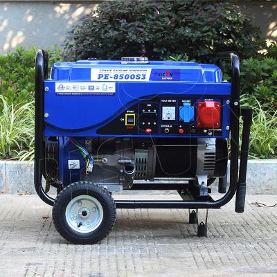 China MATCHUP 7.5Kw Gasoline Generator 7Kva 15 Hp Three Phase 7kw Generator 20000set/Month for sale