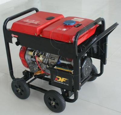 China MATCHUP 5Kw 5000W Electric Start Portable Open Type Diesel Power Generator 20000set/Month for sale