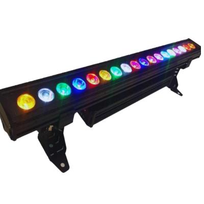 China Waterproof IP65 DMX 18*10w ​​RGBW 4in1 LED Outdoor LED Wall Washer Construction Stage Light for sale