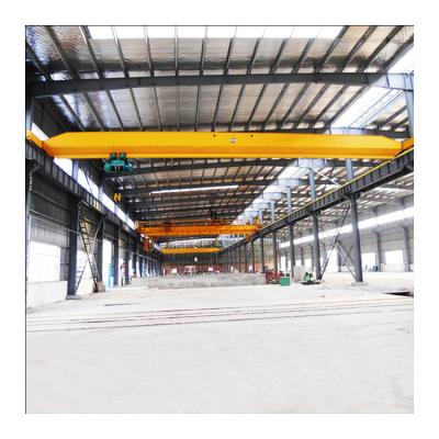 China LD 20t Wireless Remote Control Single Girder Travel Bridge Bridge Crane Customized Type for sale