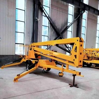 China Machinery Repair Shops 14m Mobile Self Propelled Articulated Hydraulic Boom Lift for sale