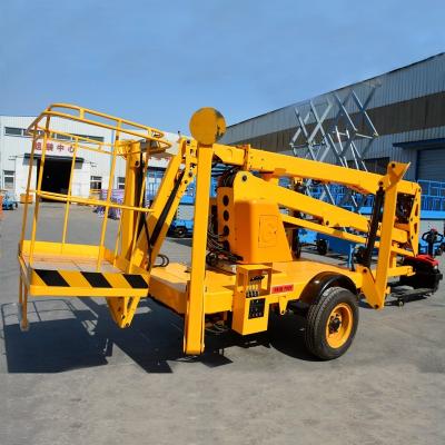 China 14m machinery repair shops aerial work platforms articulated hydraulic boom lift for sale for sale