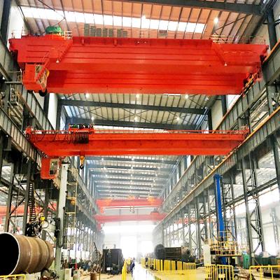 China Crane Advanced Design QD Model 60 Ton Cabin Control Bridge Overhead Crane for sale