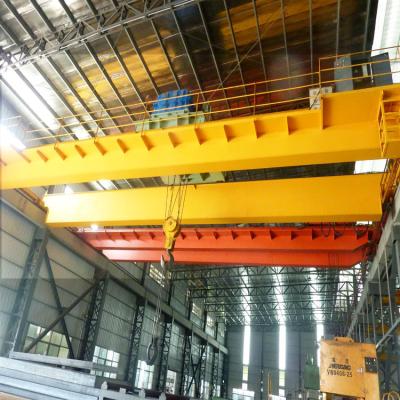 China Bridge Crane Top Selling Double Girder Crane Electric Trolley Wheels Bridge Crane 20t for sale