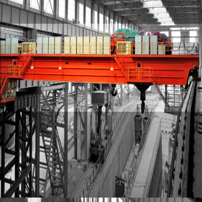 China Cheap Bridge Crane Price 75ton Double Girder Bridge Crane With Trolley Winch for sale