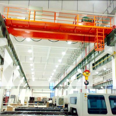 China Large Double Girder Bridge Crane Twin Trolley Double Girder Overhead Crane For Lifting for sale