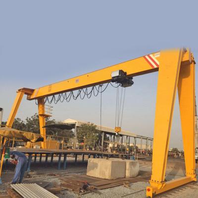 China gantry crane light duty china manufacturer single girder gantry crane 10 ton with crane for sale