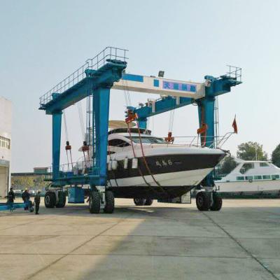 China Gantry crane china manufacturer 100ton boat travel lifting gantry crane for sale for sale